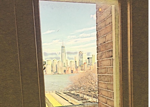 NYC Through Window